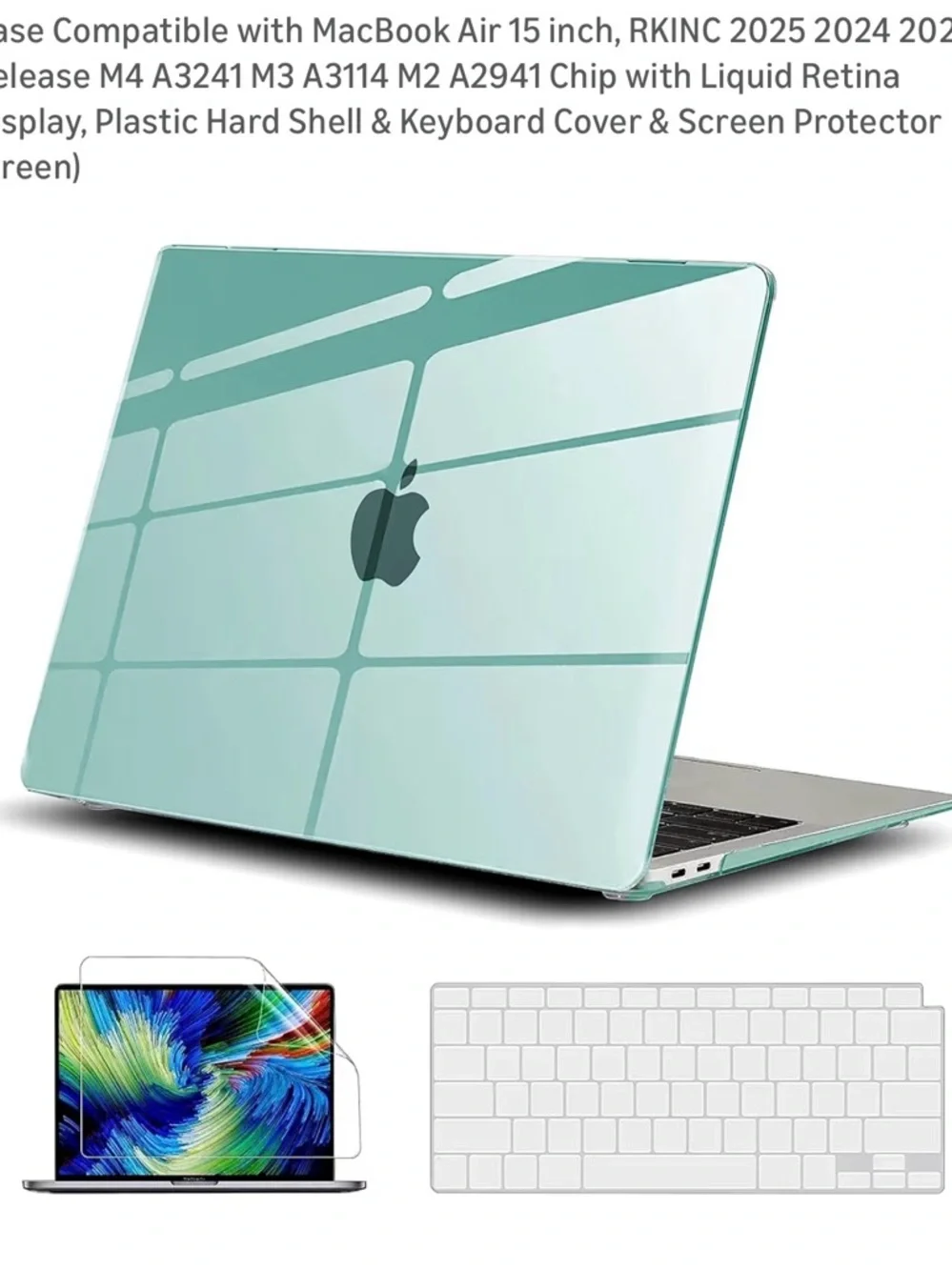 Transparent Green Laptop Cooling Stand Cover - Clear Green